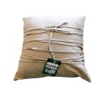 Light Brown Cushion with Light Brown Lace <br/> Dimensions 350mmx350mm <br/> Reference #HE-02 <br/> Product #HE-02